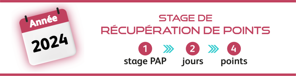 Stage permis à points